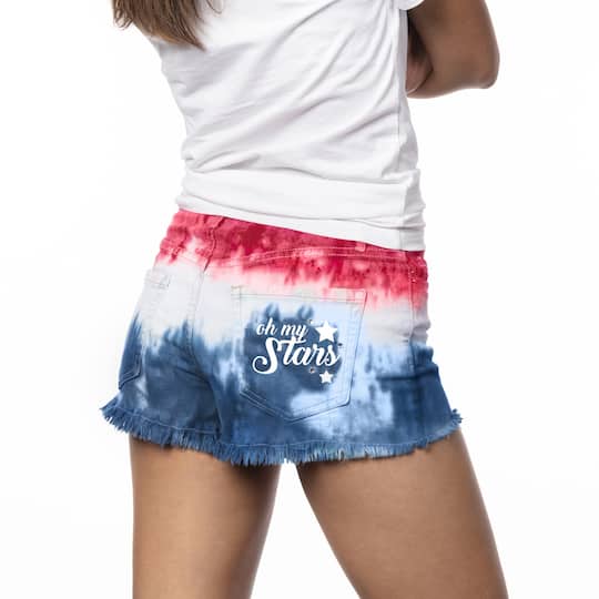 Tulip® Star Spangled Tie-Dye Iron-On Gems Kit